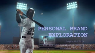 PERSONAL BRAND
EXPLORATION
Logan McClure
Project and Portfolio: week 1
November 21, 2022
 