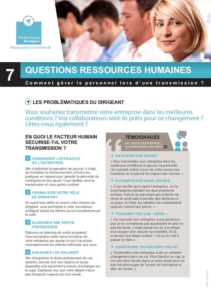 Questions Ressources Humaines : Comment gérer le personnel lors d'une…