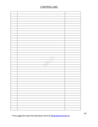 CONTROLLING
272
*If any suggestions about this book please mail to Bhagiradhap@gmail.com
 