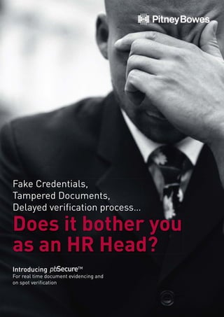 pbSecure for HR Documents (FLYER)