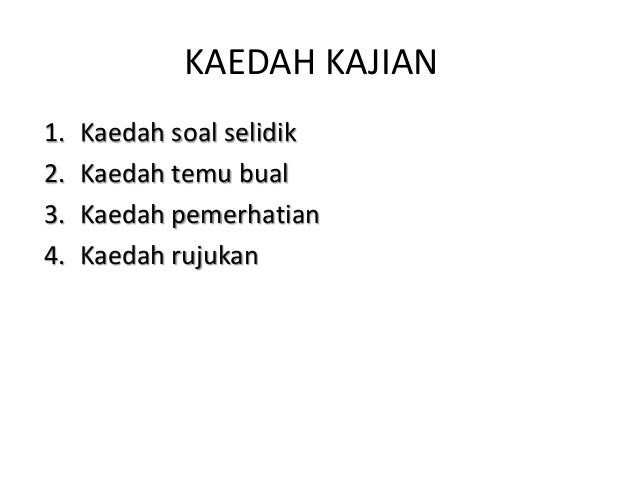 Pengajian Am - Persepsi Penduduk Terhadap Perkhidmatan Teksi