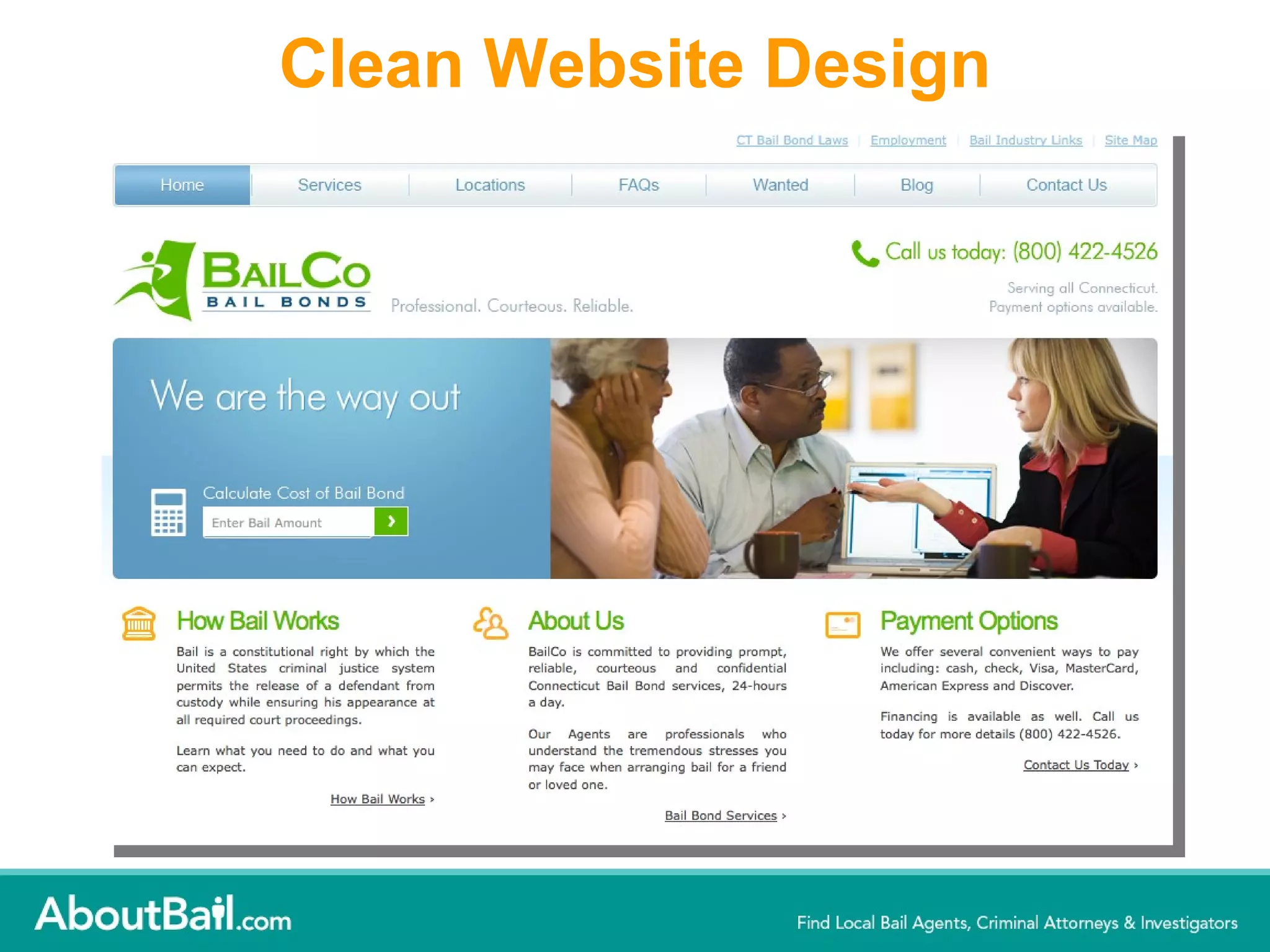 Clean Website Design 