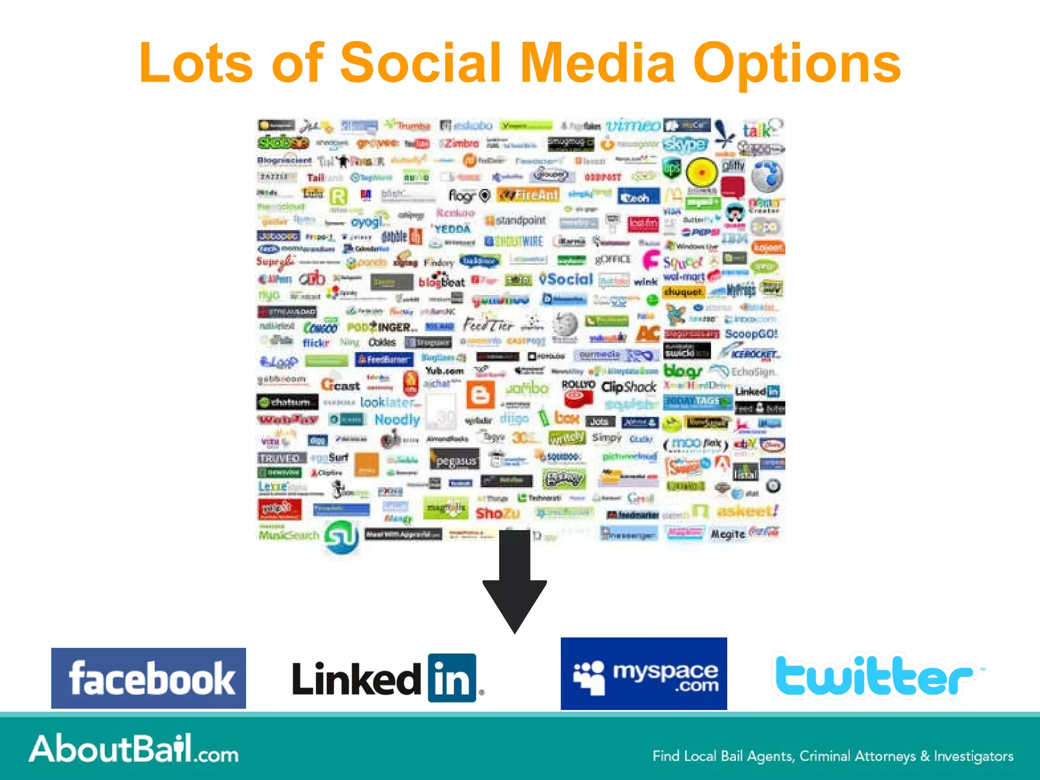 Lots of Social Media Options 