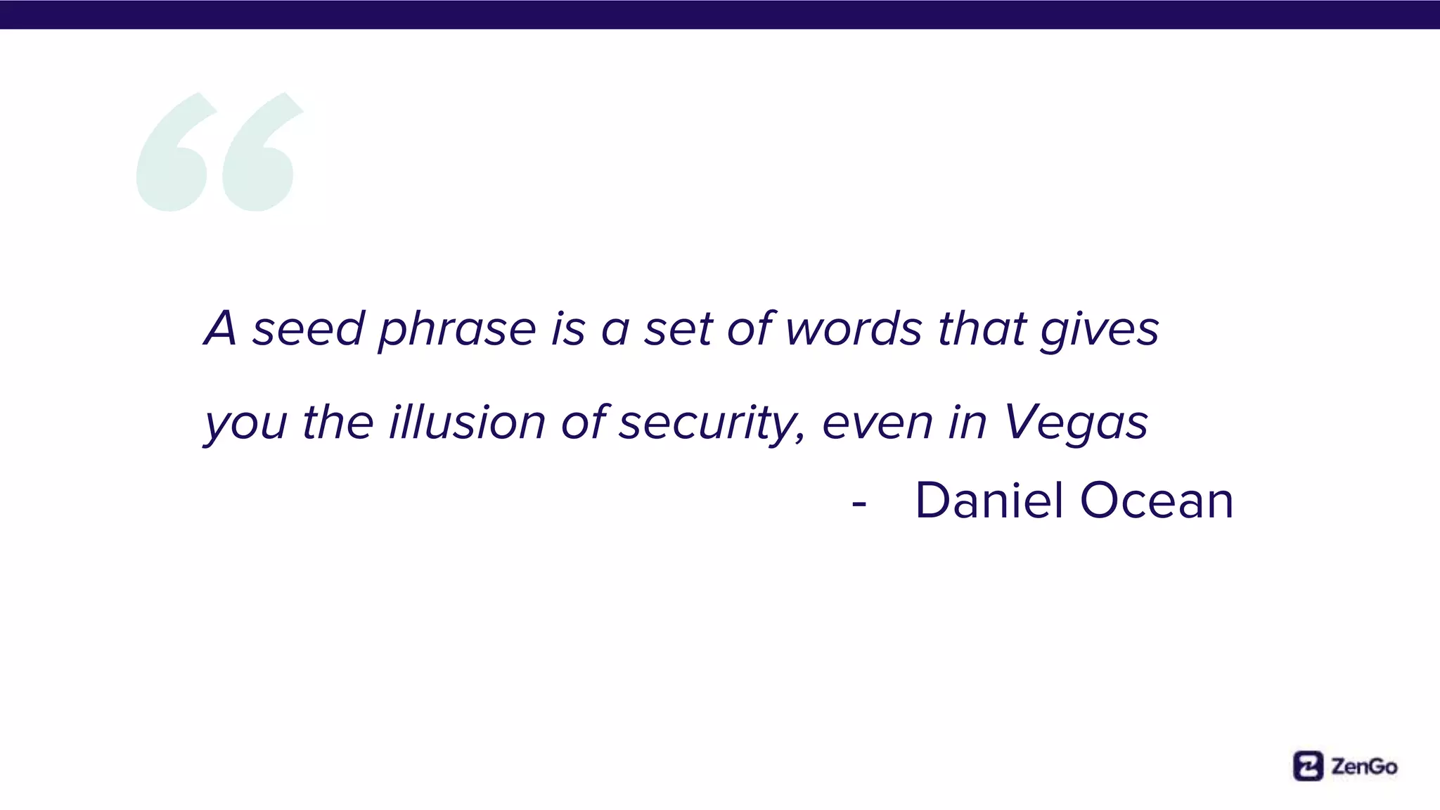 RIP seed phrases - the death and future of crypto wallets | PPTX