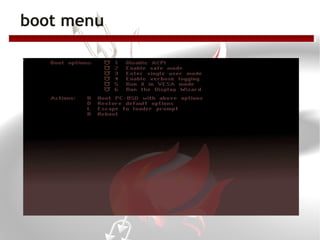 boot menu
 