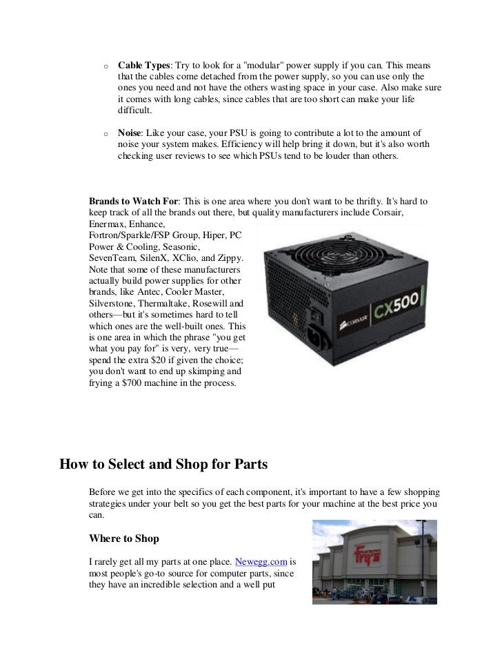 How to Build a Computer from Scratch.
