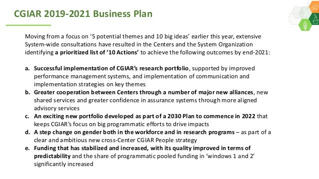 One cgiar global directors picture