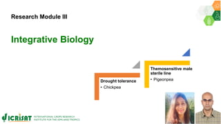 ICRISAT Governing Board 2019 PC meeting: Systems Biology Research Initiative @ ICRISAT  - by Dr Rajeev K Varshney