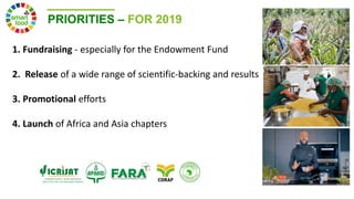 ICRISAT Governing Board 2019 PC meeting: Drylands in transition - Update on wide promotion of Smart Food and ICRISAT mandate crops - by Ms. Joanna Kane Potaka