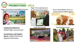 ICRISAT Governing Board 2019 PC meeting: Drylands in transition - Update on wide promotion of Smart Food and ICRISAT mandate crops - by Ms. Joanna Kane Potaka