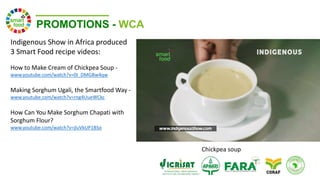 ICRISAT Governing Board 2019 PC meeting: Drylands in transition - Update on wide promotion of Smart Food and ICRISAT mandate crops - by Ms. Joanna Kane Potaka