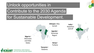 ICRISAT Governing Board 2019 PC meeting: Why we can’t ignore conflicts over natural resources in fragile environments - by Dr Michael Hauser
