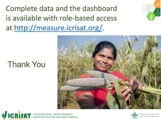 ICRISAT Governing Board 2019 PC meeting: ICRISAT Performance Indicators 2018  - by Dr Kiran K Sharma