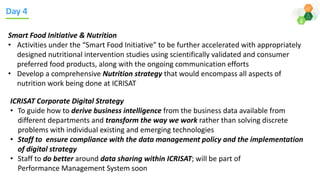 Update to ICRISAT Governing Board on Global Planning Meeting 4-8 February 2019 by Dr Kiran K Sharma