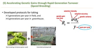 ICRISAT Governing Board 2019 PC meeting : Innovations in chickpea breeding for high impacts in farmers’ fields Dr Pooran Gaur