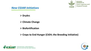 ICRISAT Governing Board 2019 PC meeting: CRP-GLDC:  Progress so far 2018-19 by Dr Kiran K Sharma