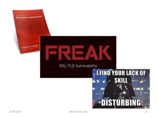 25.03.2015 Berezha Security 14
 