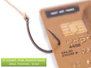 PC ZOMBIE, SPIM, RAMSOFTWARESPAM, PHISHING, SCAM