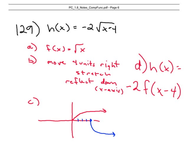 Pc 1.8 Notes Composite Function | PPT