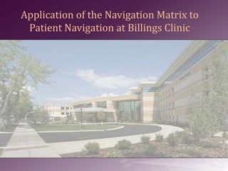 Navigation Matrix Pre-Conference: The Navigator Matrix | PPTX