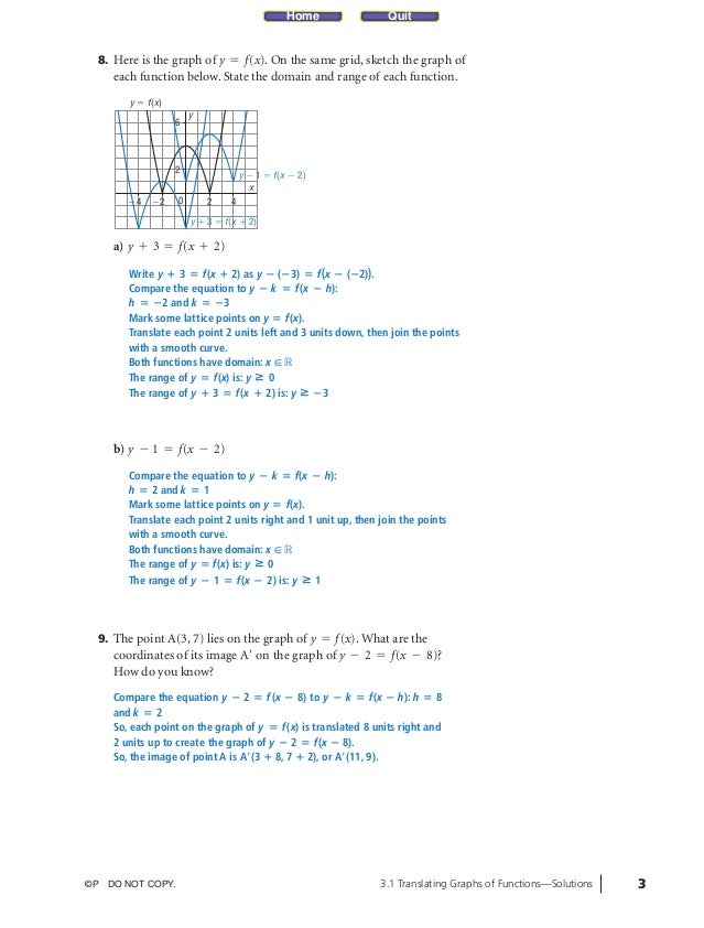 Solutions 3 1
