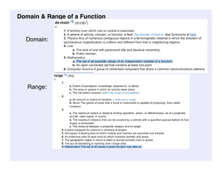 Pre-Cal 20S January 12, 2009
