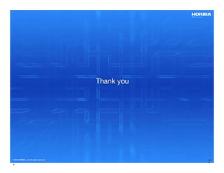 © 2018 HORIBA, Ltd. All rights reserved.
9
4
© 2018 HORIBA, Ltd. All rights reserved. 94
 