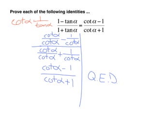 Pre-Cal 40S March 23, 2009