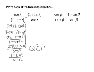 Pre-Cal 40S March 23, 2009