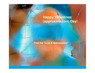 Happy Valentines
(approximation) Day!
Feel the "Love & Mathematics"
 