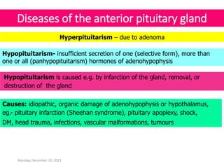 Pathophysiology of endocrine disorders | PPTX