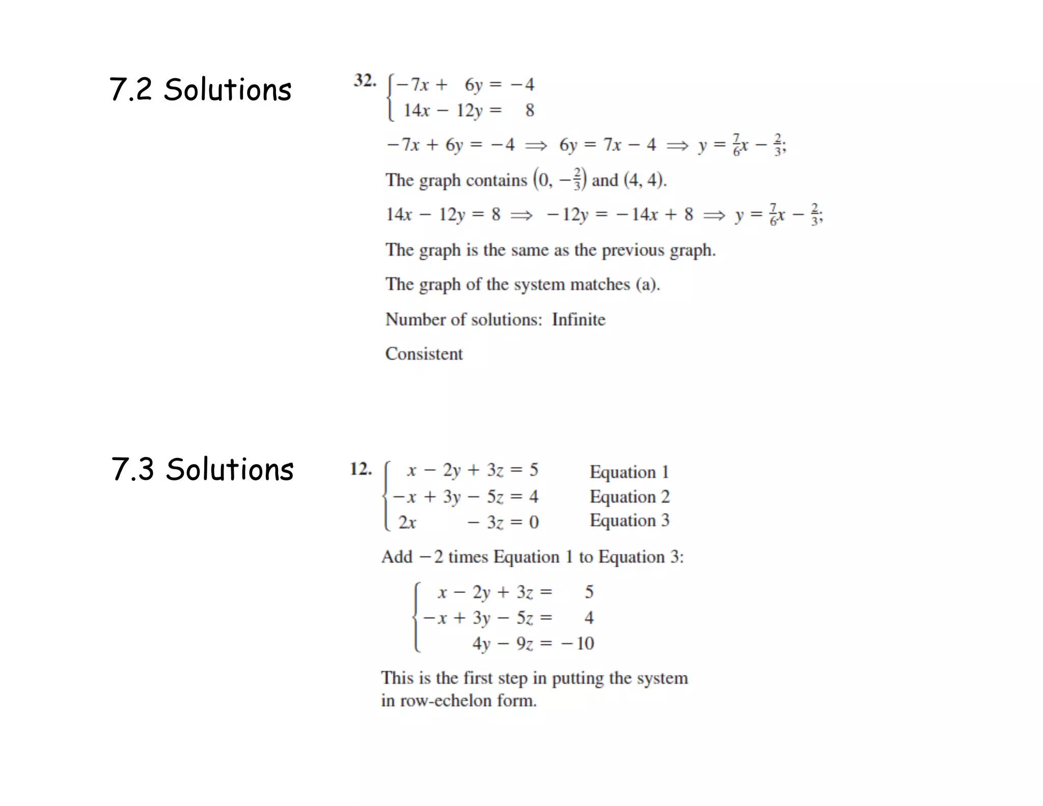 7.2 Solutions
7.3 Solutions
