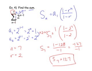 Ex. 4) Find the sum.