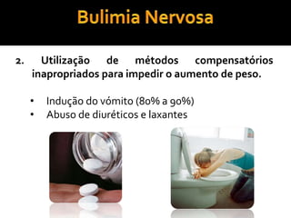 Usar roupas largas Anorexia NervosaSinais/SintomasPsicológicos/Comportamentais