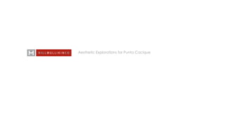 Aesthetic Explorations for Punta Cacique
 