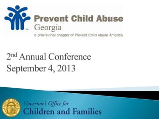 2nd Annual Conference
September 4, 2013
 