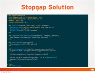 Stopgap Solution
Monday, April 22, 13
 