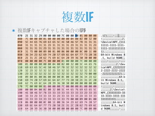複数IF
複数IFキャプチャした場合のIDB
 