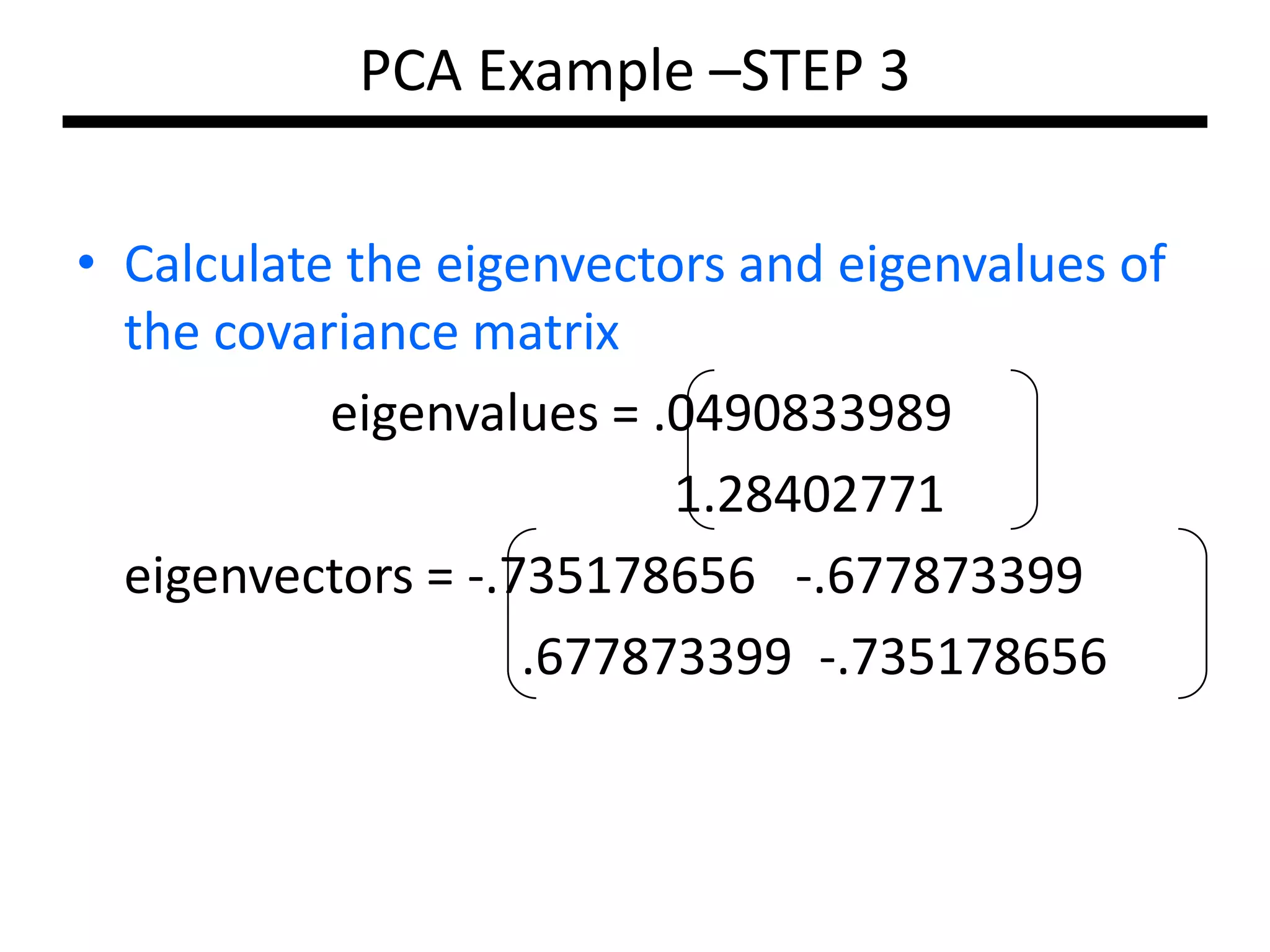 Pca ppt | PPTX
