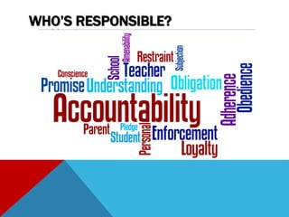 WHO’S RESPONSIBLE?