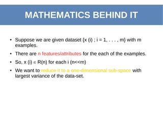 Introduction to Principle Component Analysis | ODP