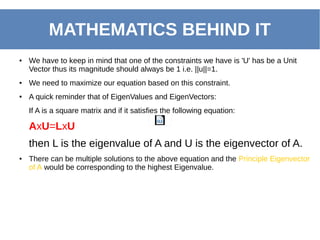 Introduction to Principle Component Analysis | ODP