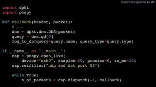 Pcapy and dpkt - tcpdump on steroids - Ran Leibman - DevOpsDays Tel ...