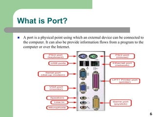 Ports and Connectors | PPT