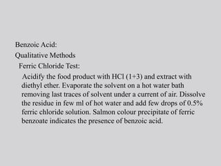 identification and quantitative determination of additives in ...