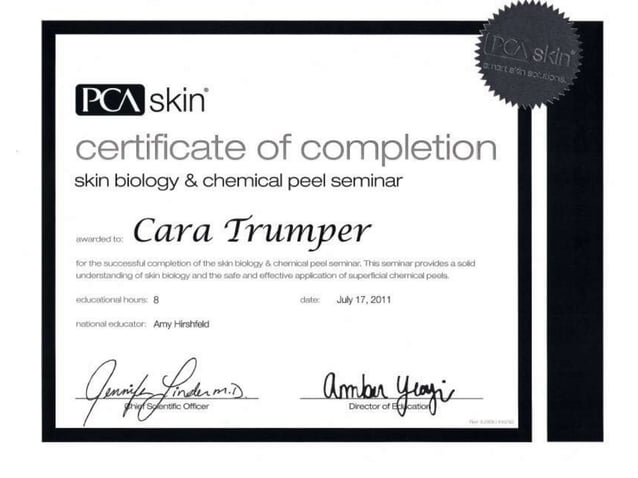 PCA Skin Certification PPT PCA Skin Certification PPT