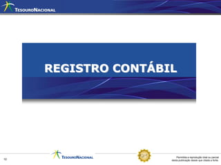REGISTRO CONTÁBIL




                         Permitida a reprodução total ou parcial
10                   desta publicação desde que citada a fonte.
 