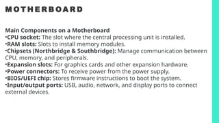 Explains Interdependency of the Components of the Computer | PPTX