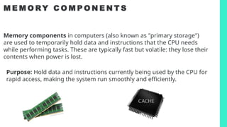 Explains Interdependency of the Components of the Computer | PPTX
