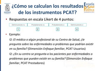 Orientaciones para la aplicación de PCAT validados para Chile | PPT